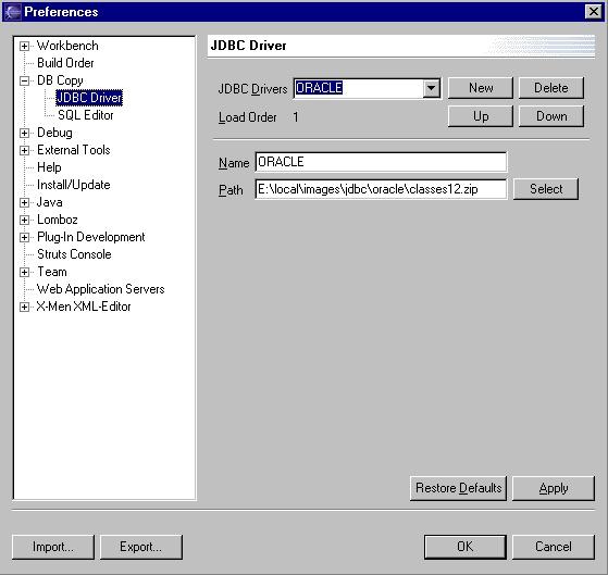 JDBC Driver Setup