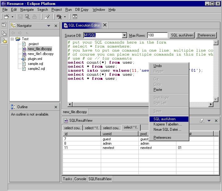 SQL Editor